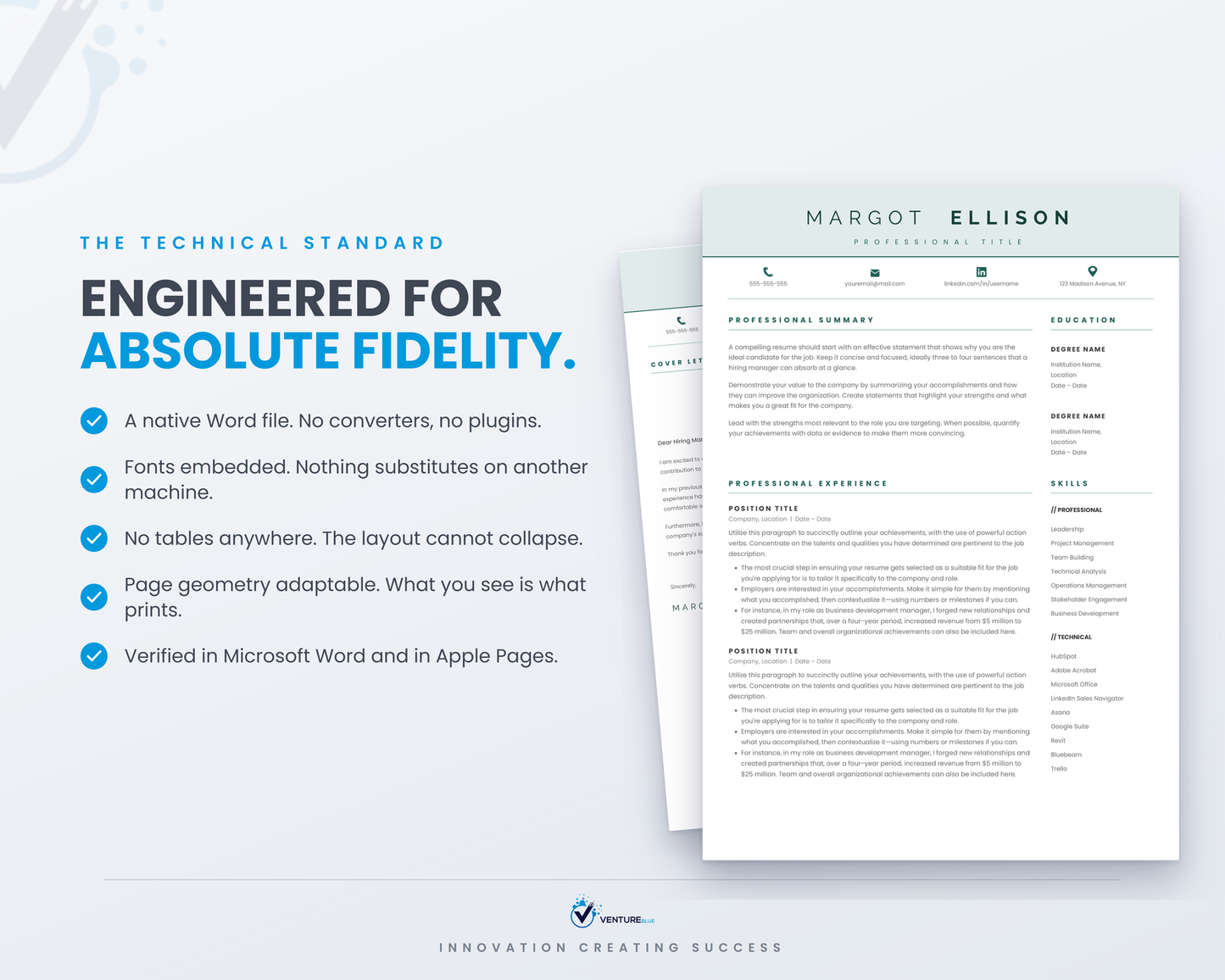 Margot Ellison CV template 17