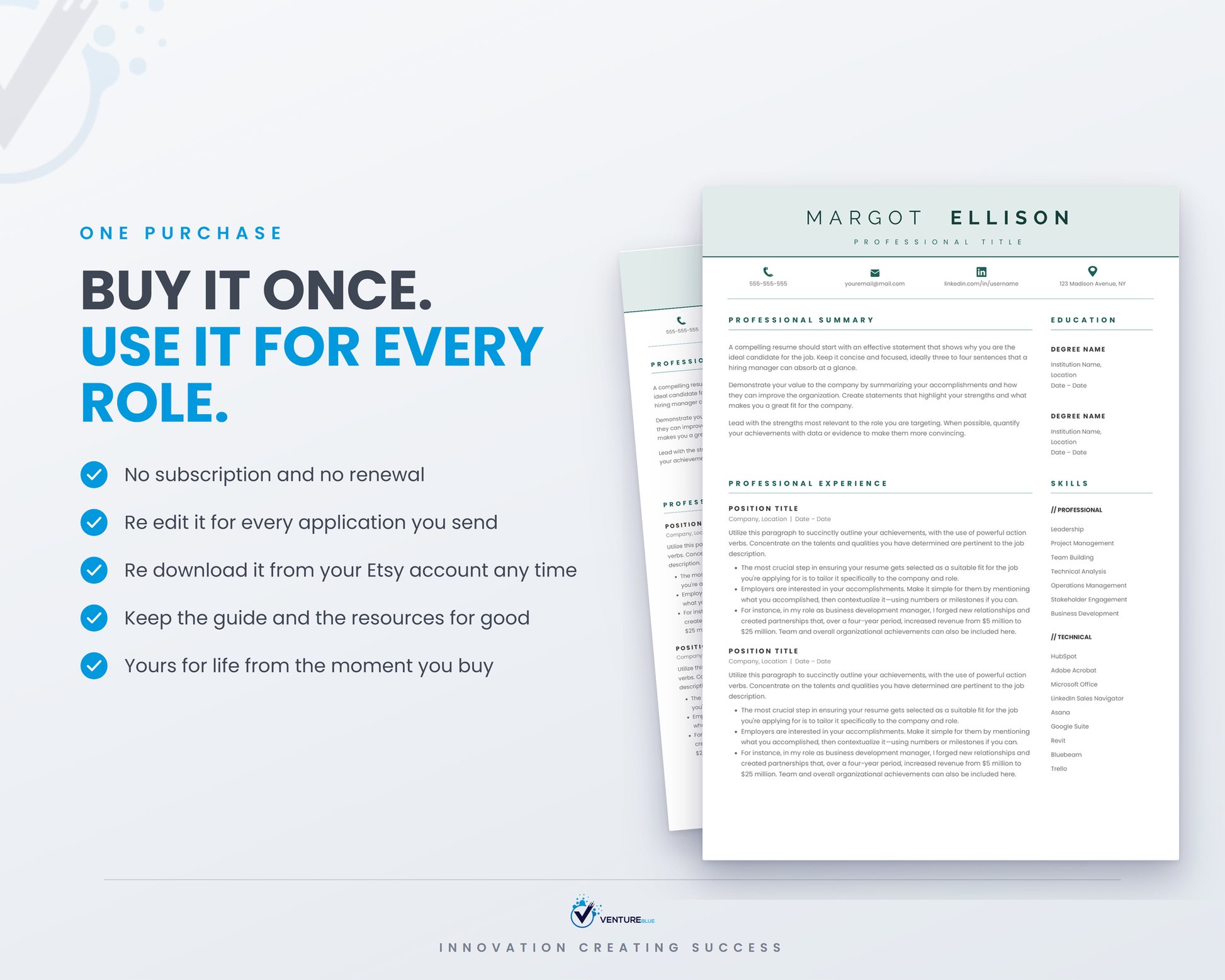 Margot Ellison CV template 18