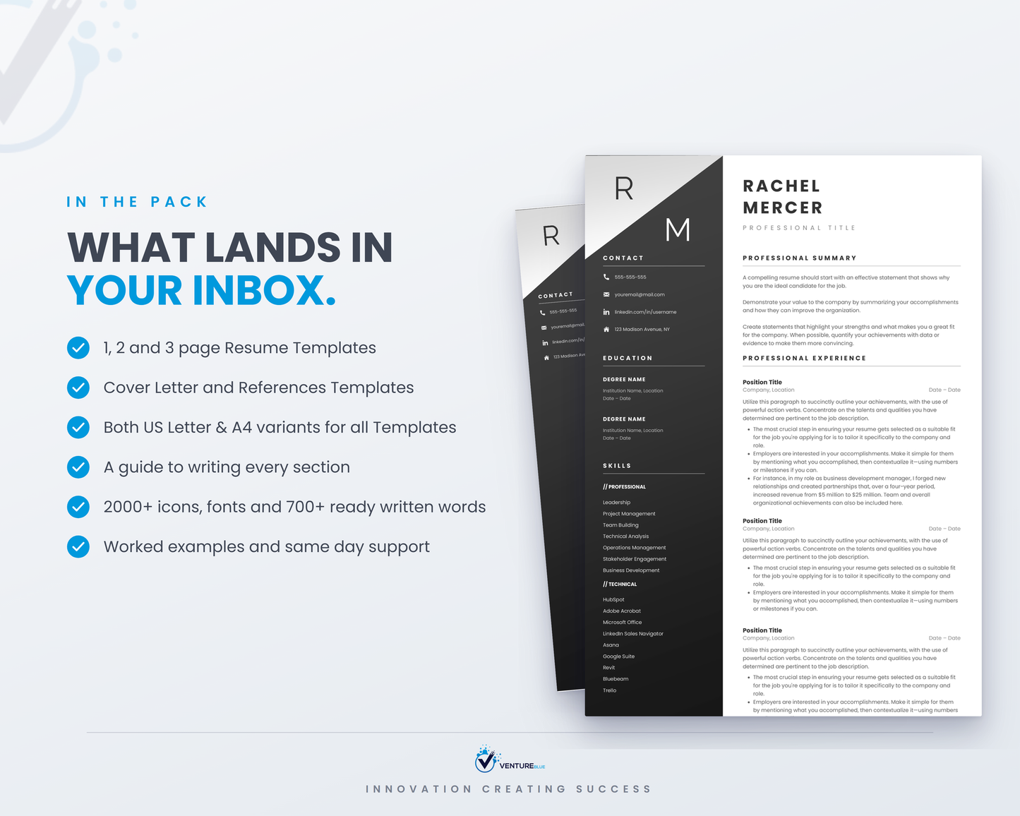 Rachel Mercer CV template 03