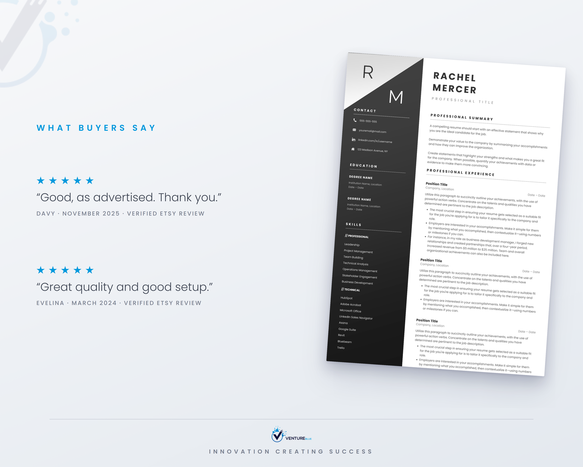 Rachel Mercer CV template 05
