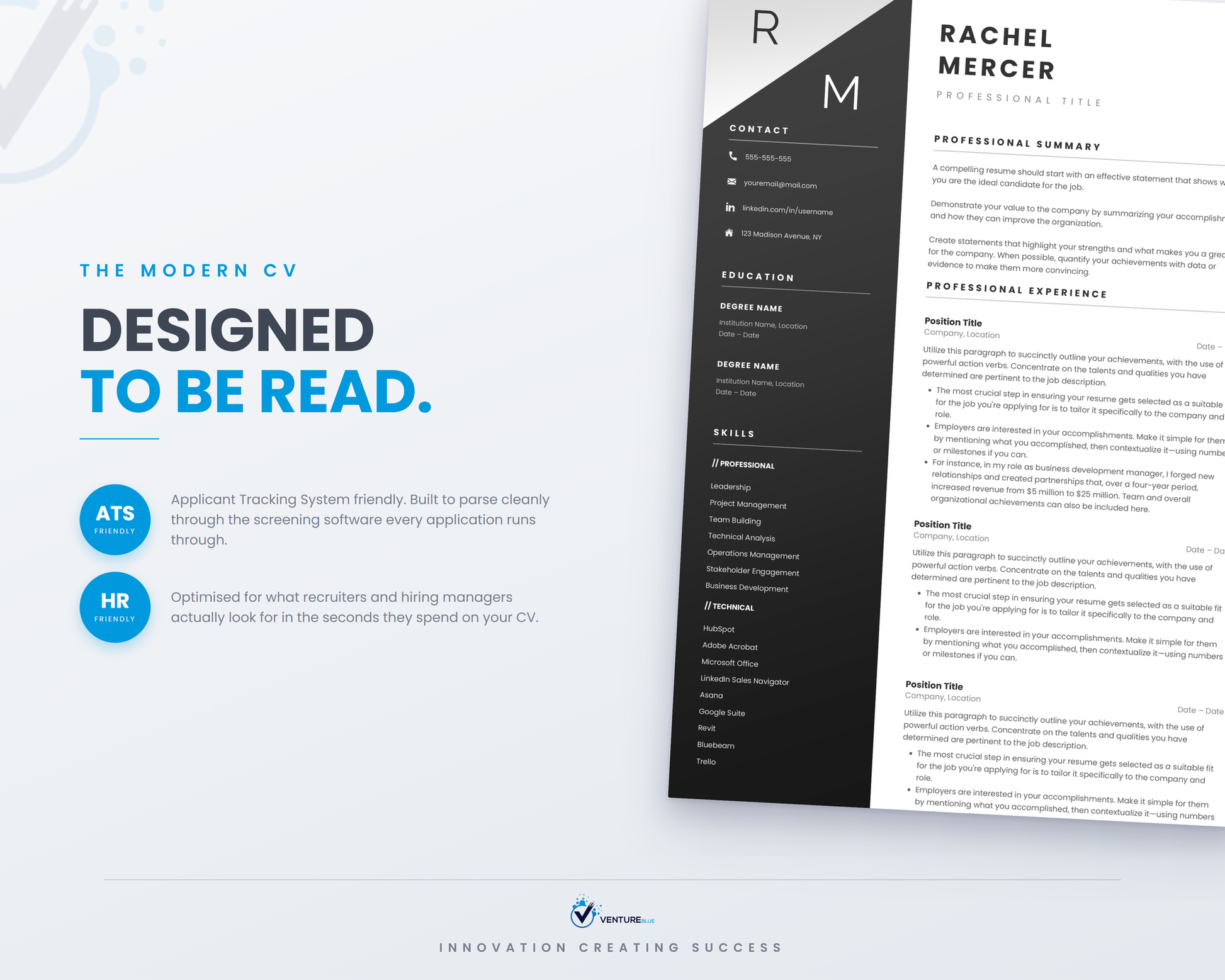 Rachel Mercer CV template 10