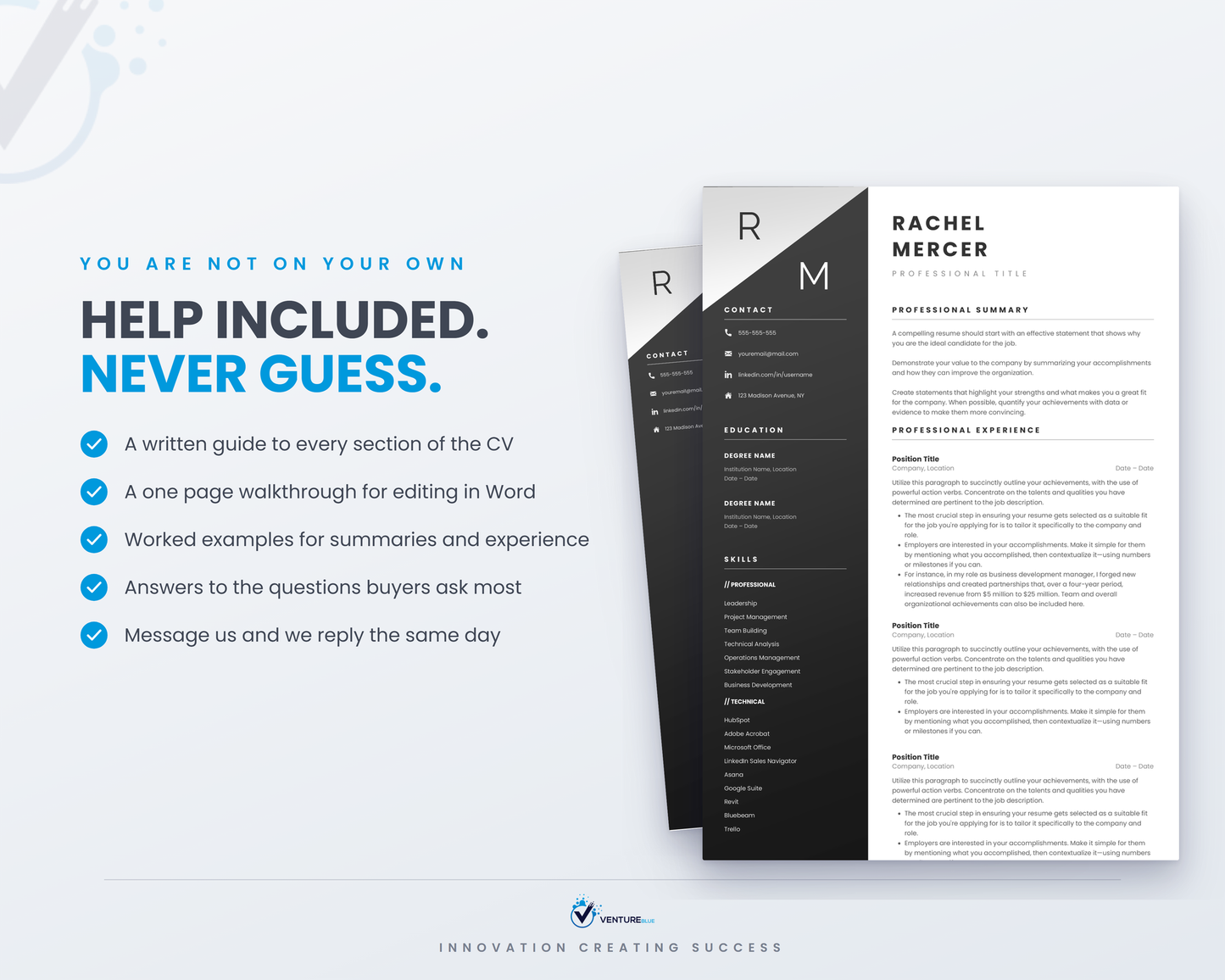 Rachel Mercer CV template 15