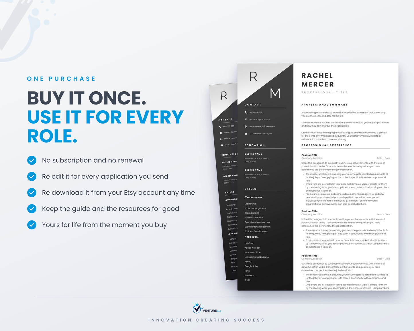 Rachel Mercer CV template 18