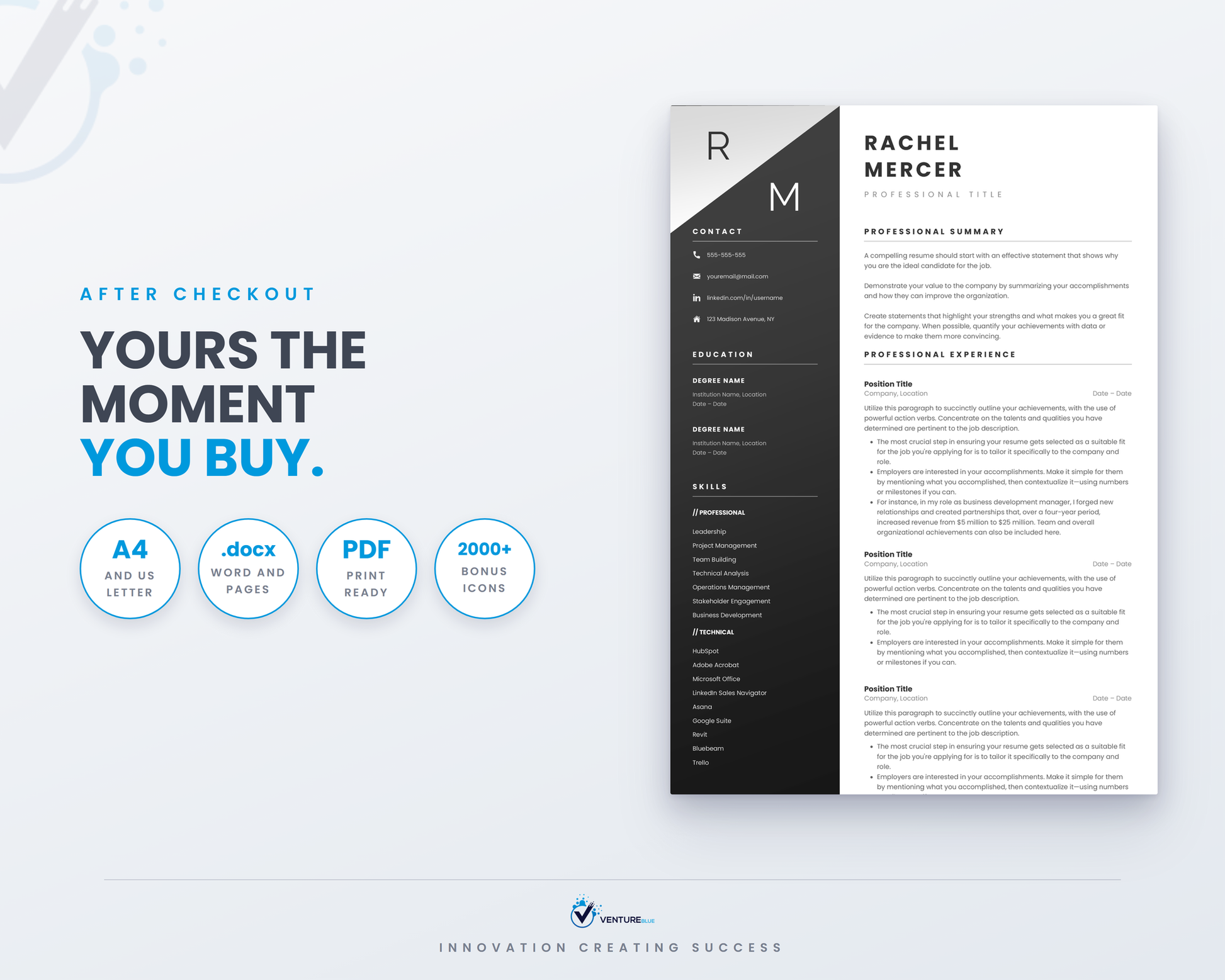 Rachel Mercer CV template 19