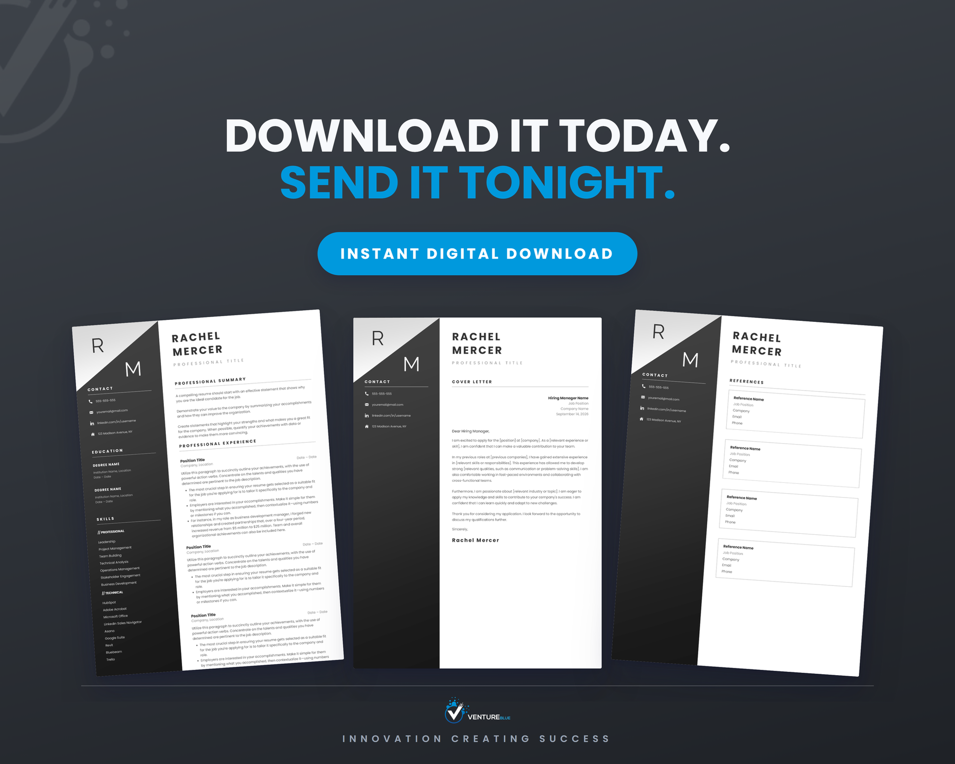 Rachel Mercer CV template 20