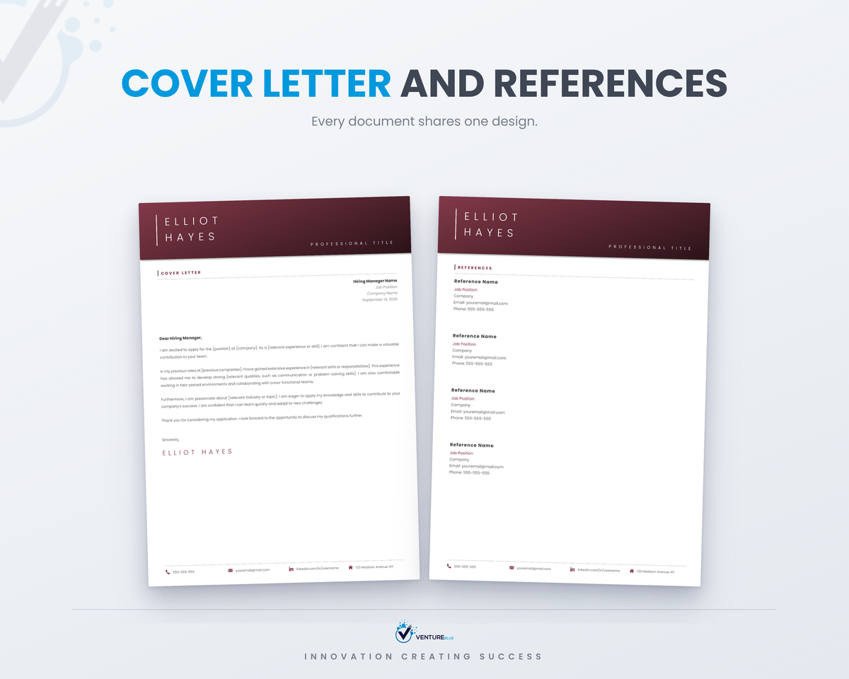 Elliot Hayes CV template 07