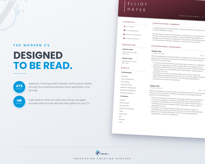 Elliot Hayes CV template 10