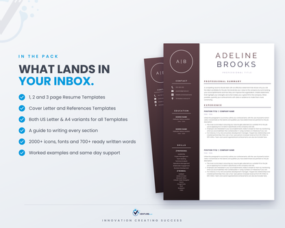 Adeline Brooks CV template 03