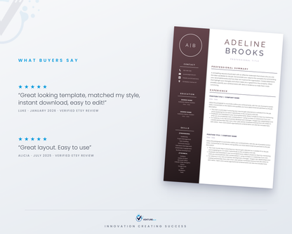 Adeline Brooks CV template 05