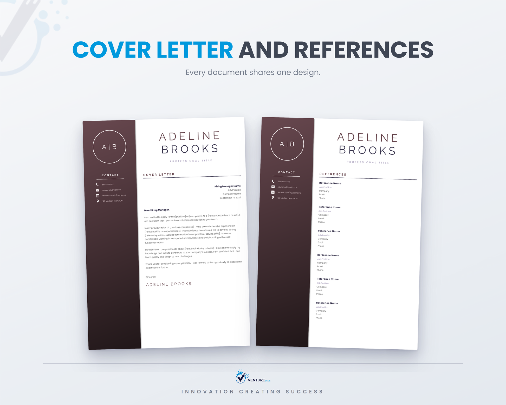 Adeline Brooks CV template 07