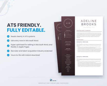 Adeline Brooks CV template 08