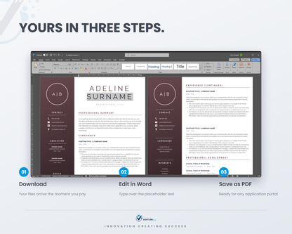Adeline Brooks CV template 11