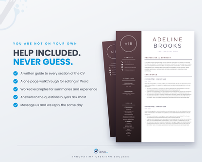 Adeline Brooks CV template 15