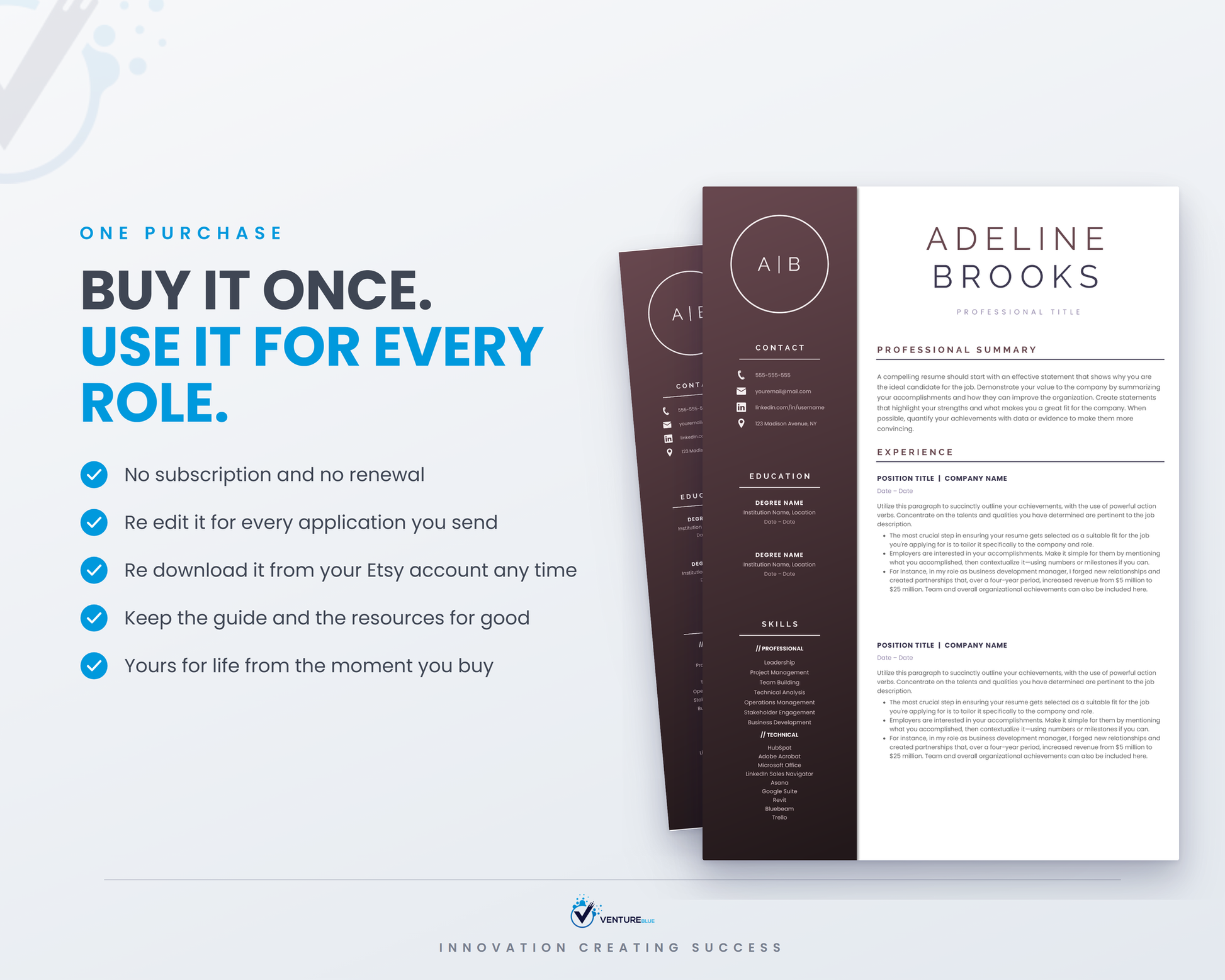 Adeline Brooks CV template 18