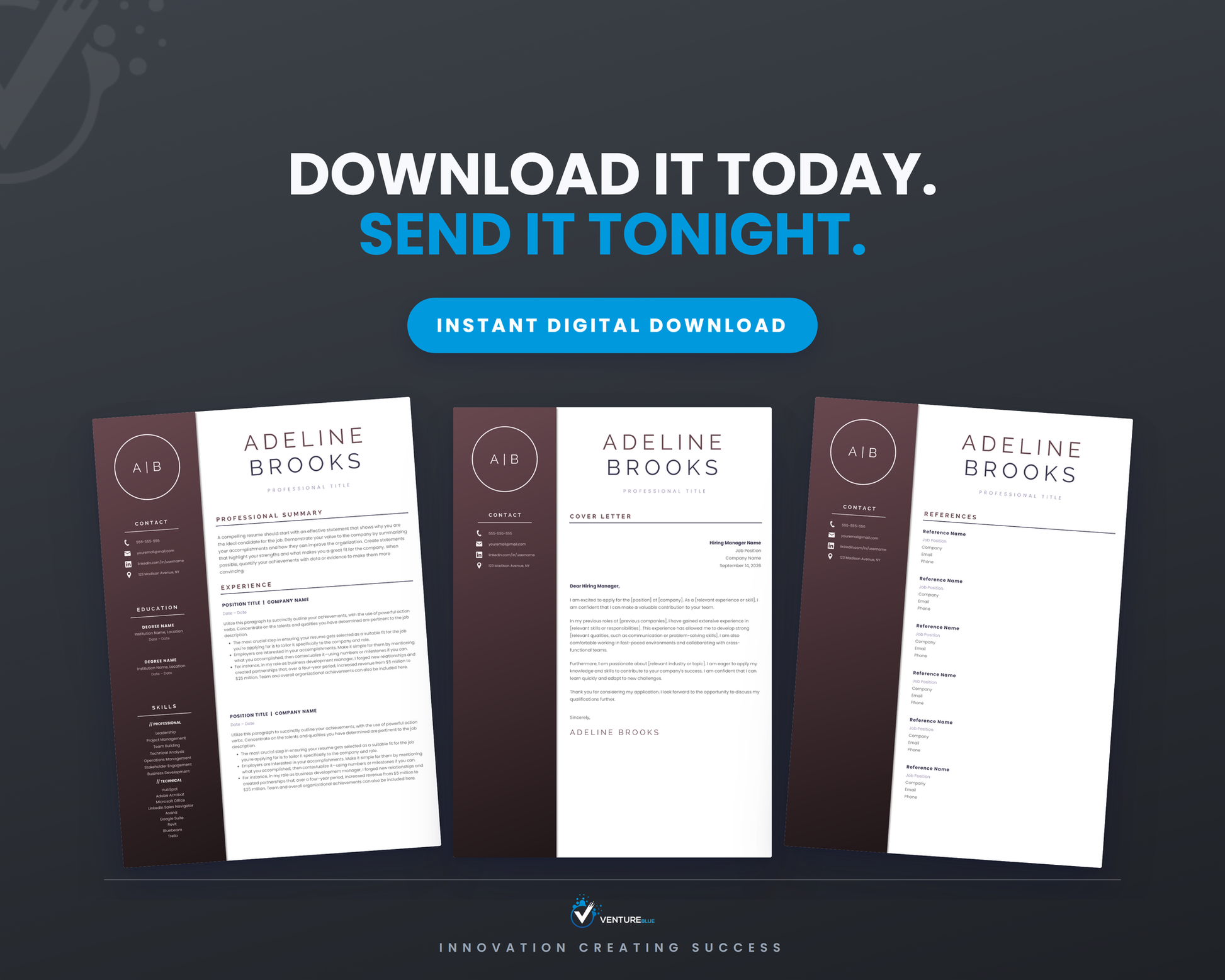 Adeline Brooks CV template 20