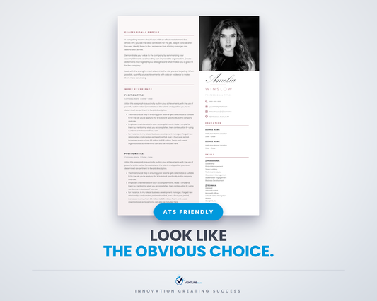 Amelia Winslow CV template 01