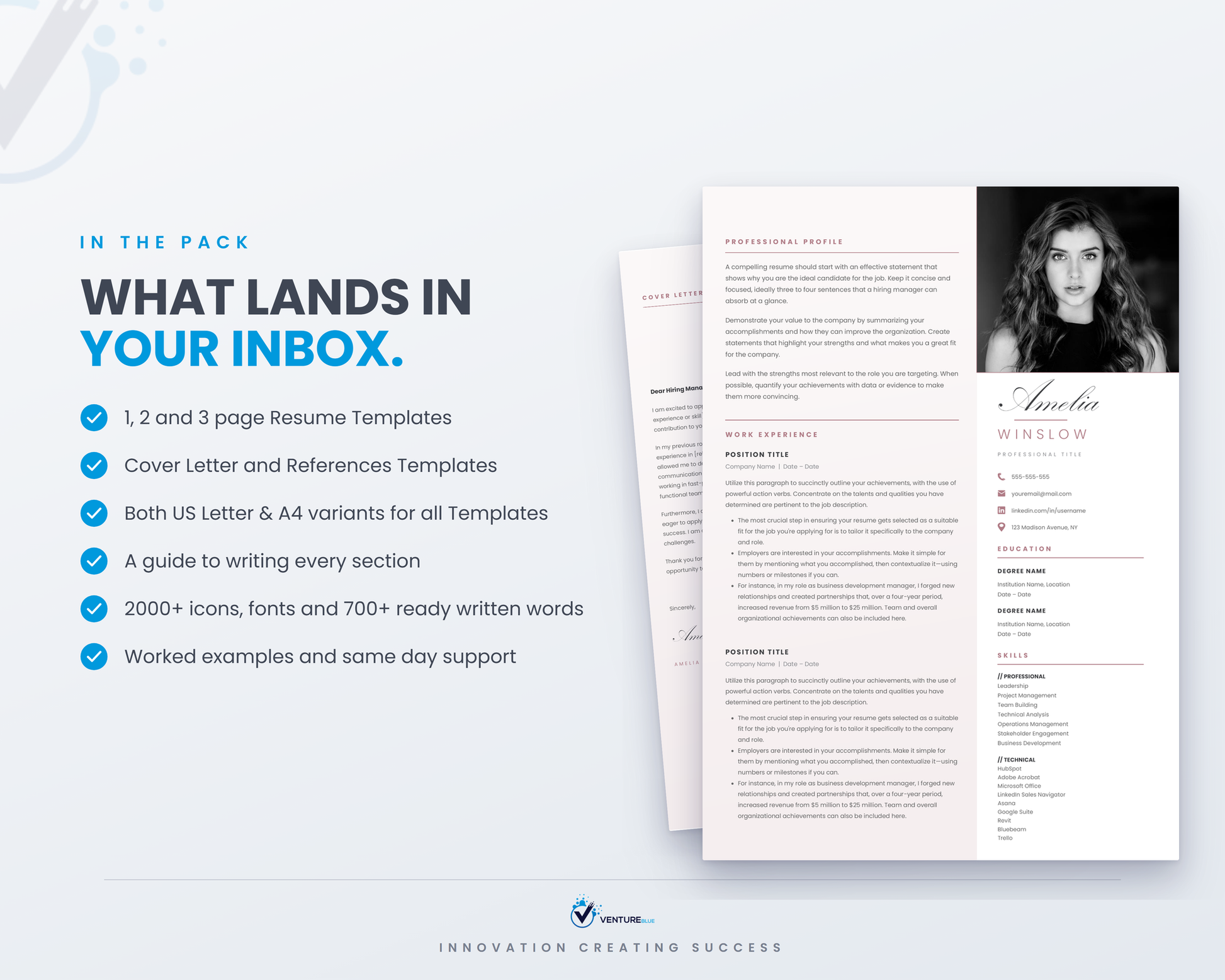 Amelia Winslow CV template 03