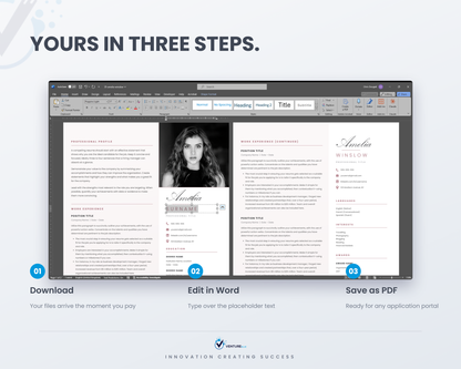 Amelia Winslow CV template 11