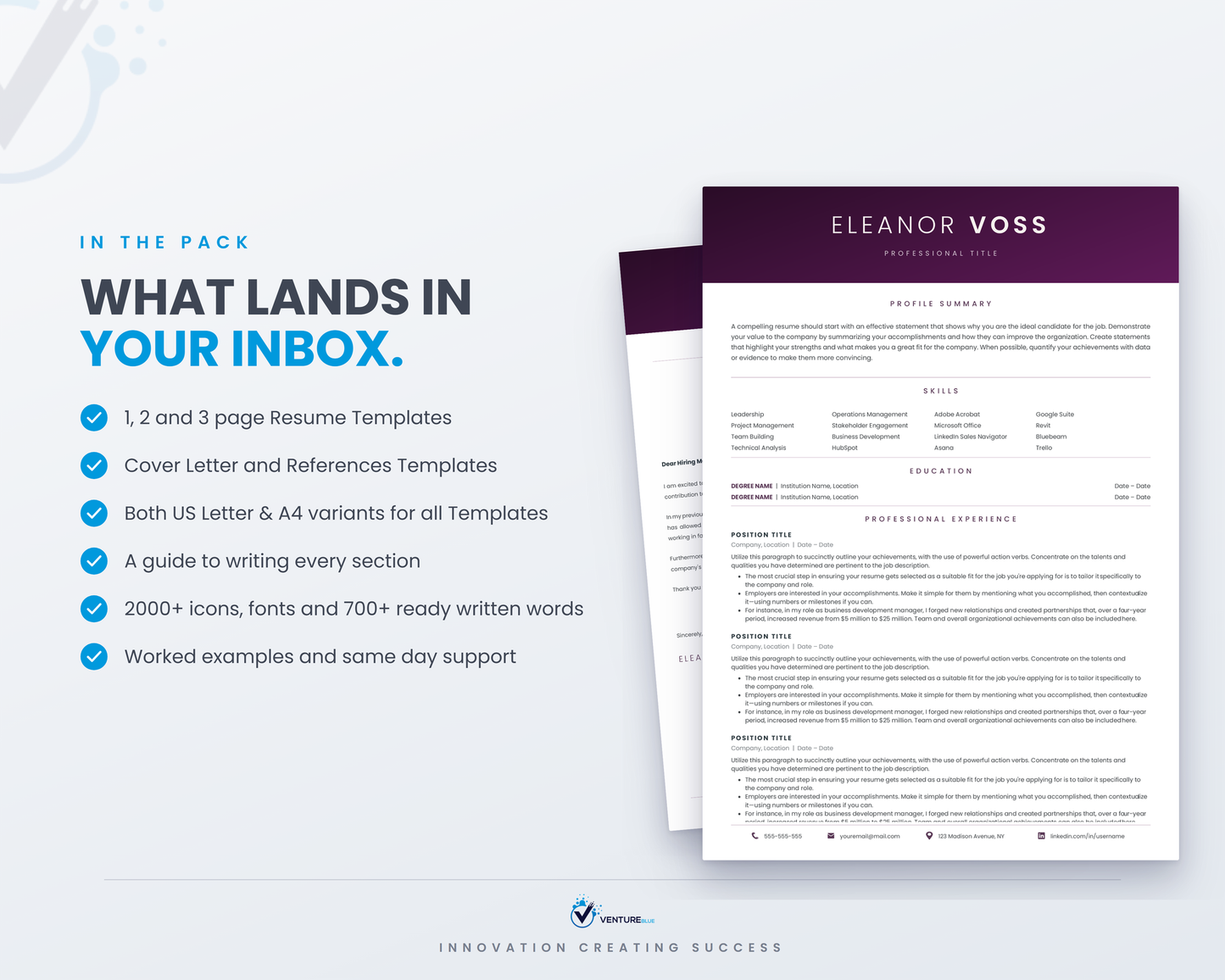 Eleanor Voss CV template 03