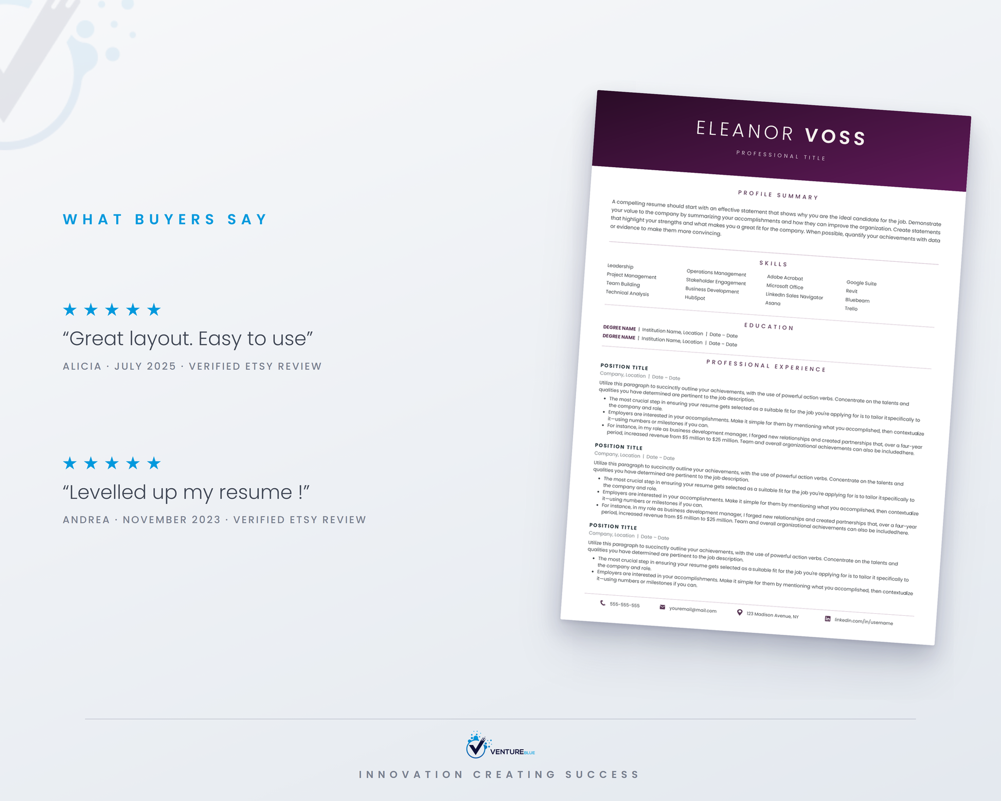 Eleanor Voss CV template 05