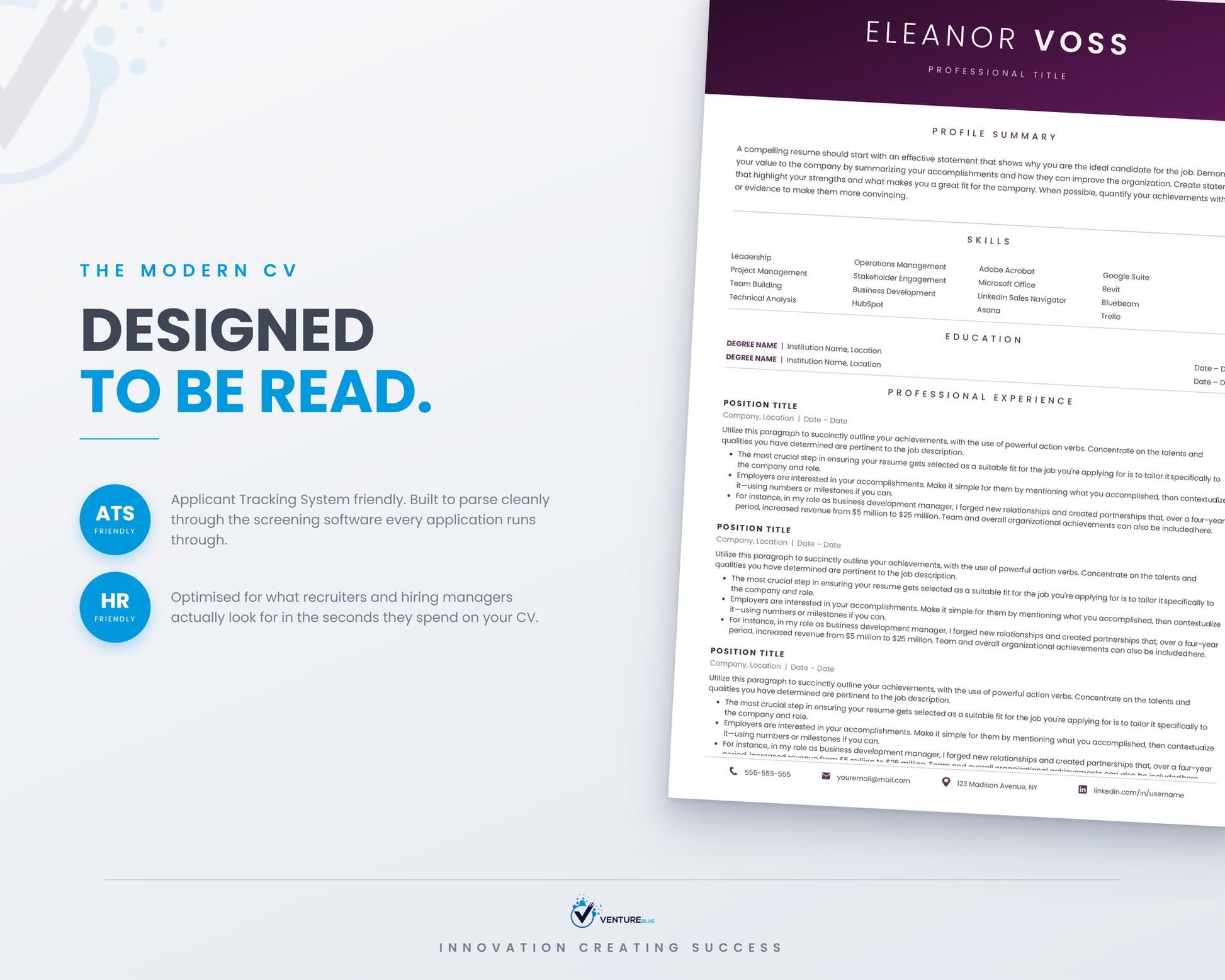 Eleanor Voss CV template 10