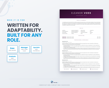 Eleanor Voss CV template 16