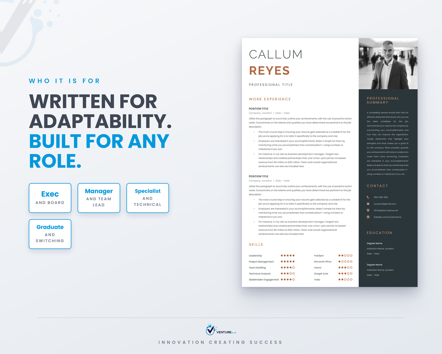 Callum Reyes CV template 16