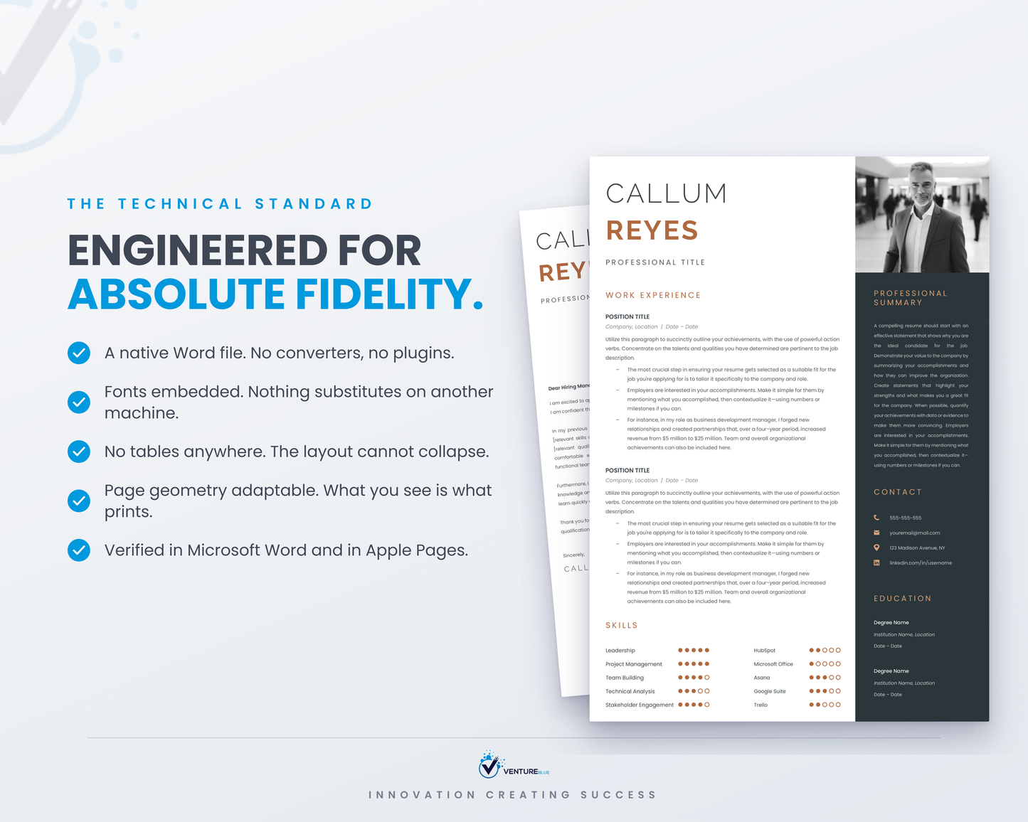 Callum Reyes CV template 17