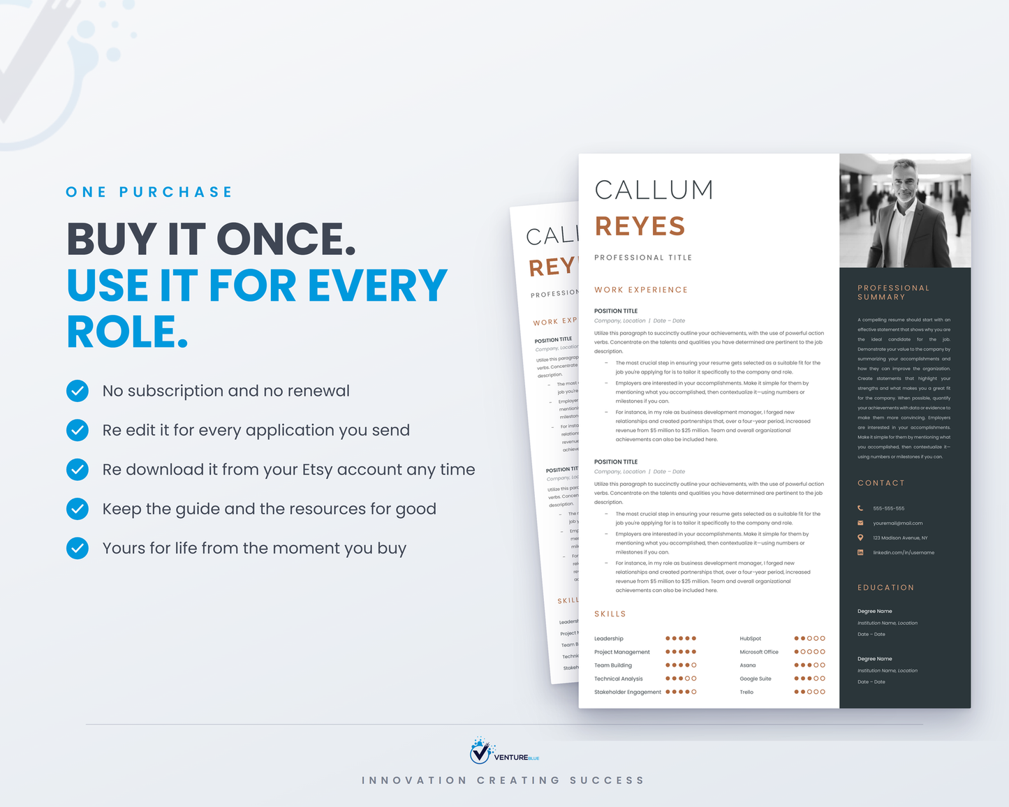 Callum Reyes CV template 18