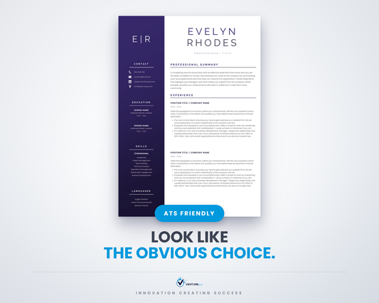 Evelyn Rhodes CV template 01