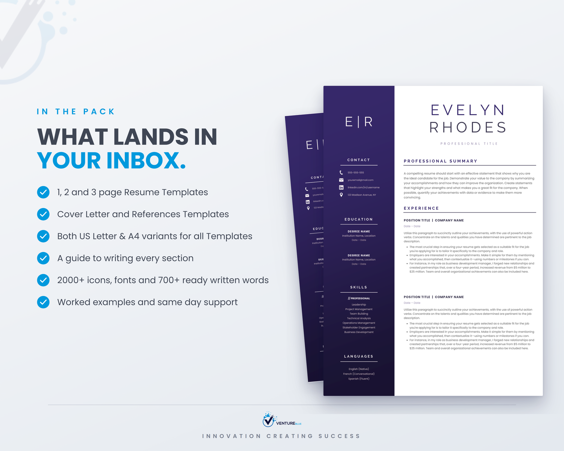 Evelyn Rhodes CV template 03