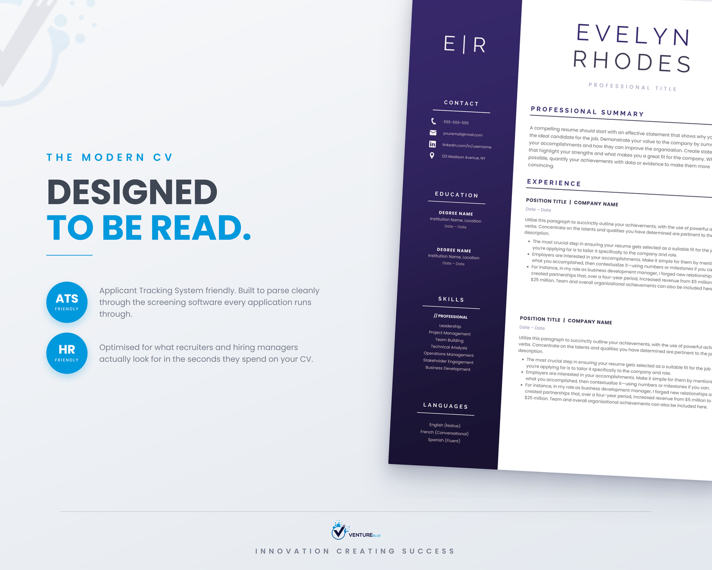 Evelyn Rhodes CV template 10
