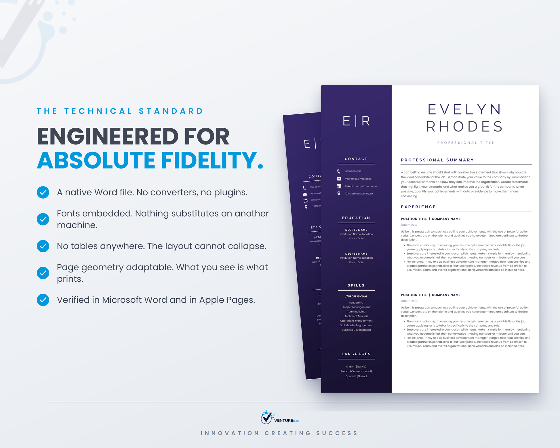 Evelyn Rhodes CV template 17