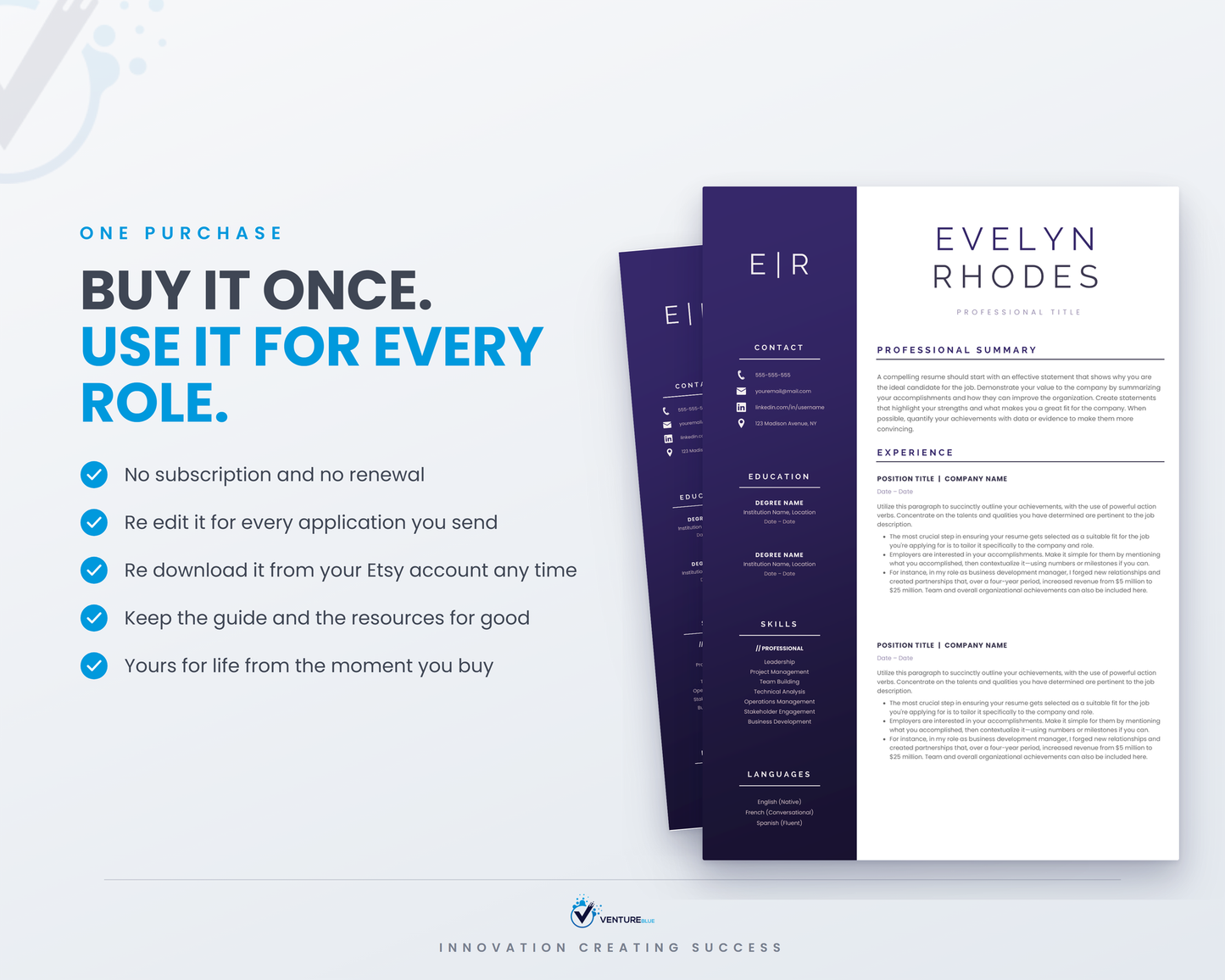Evelyn Rhodes CV template 18