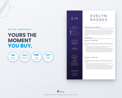Evelyn Rhodes CV template 19