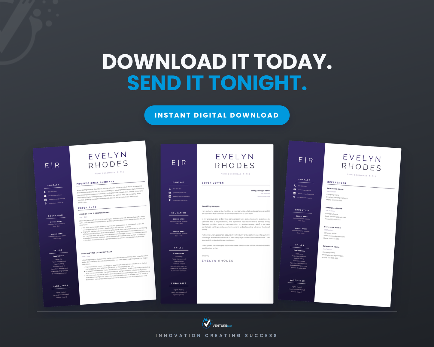 Evelyn Rhodes CV template 20