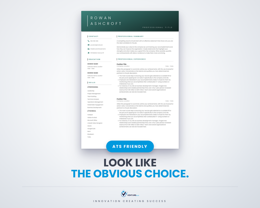 Rowan Ashcroft CV template 01