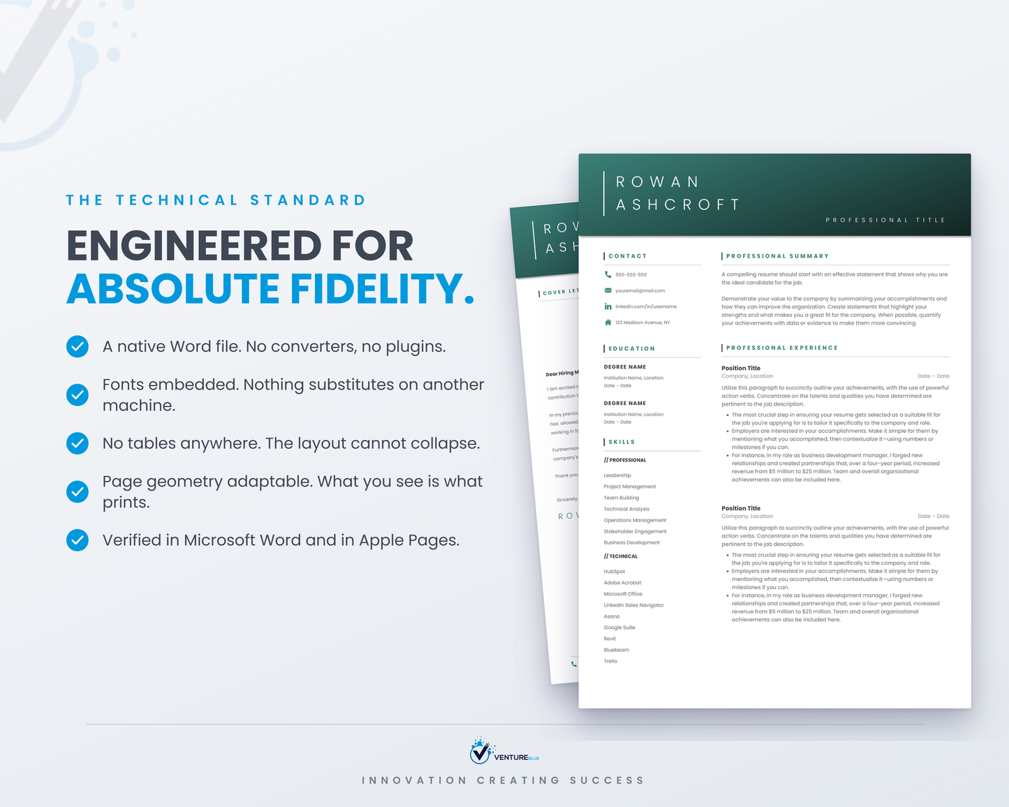 Rowan Ashcroft CV template 17