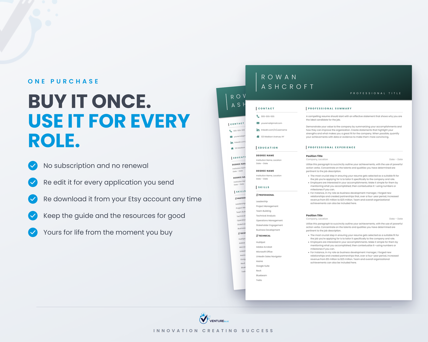 Rowan Ashcroft CV template 18
