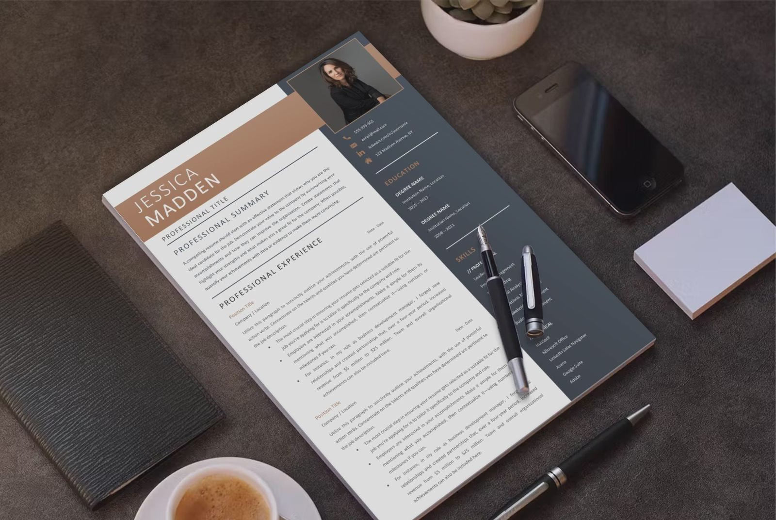 Jessica Madden CV template video