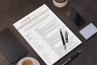 Claire Hartley CV template video