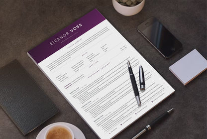 Eleanor Voss CV template video