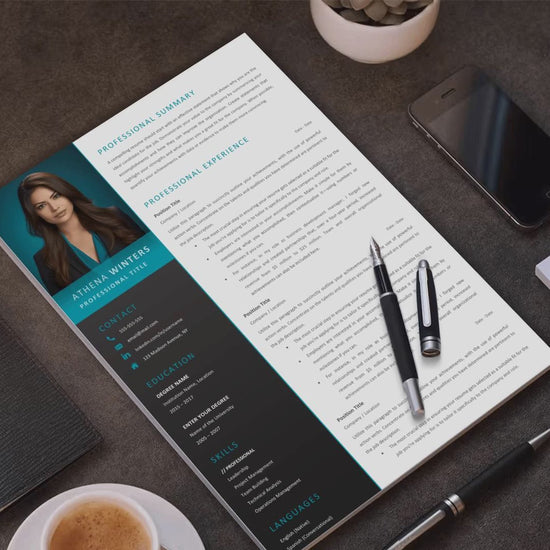 Athena Winters CV template video
