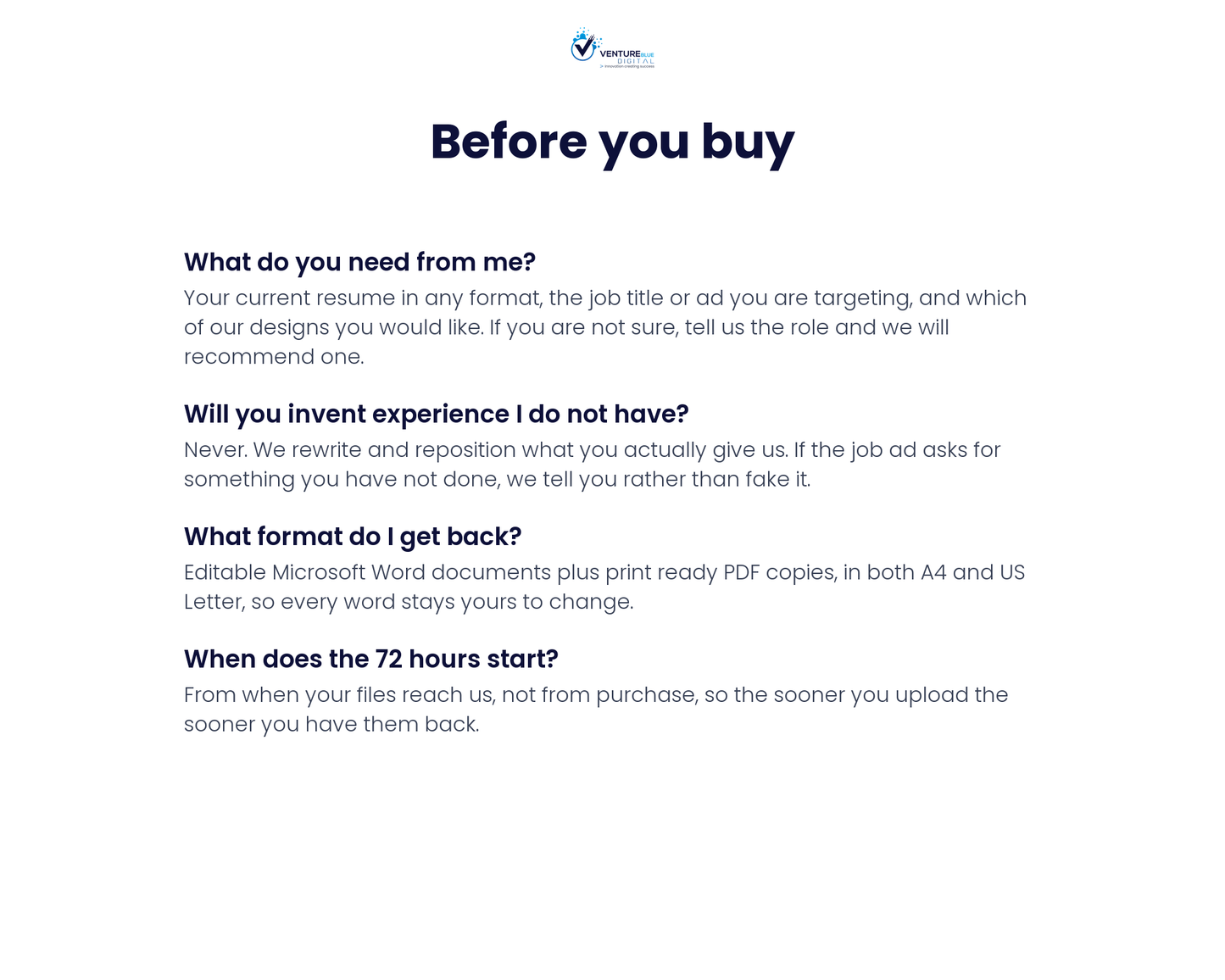 Resume Update Copy and Format done for you service 10